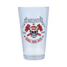 VASO METALLICA - KILL EM ALL GLASS1