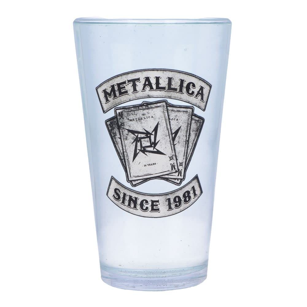 VASO METALLICA - METALLICA SINCE 1981 GLASS1