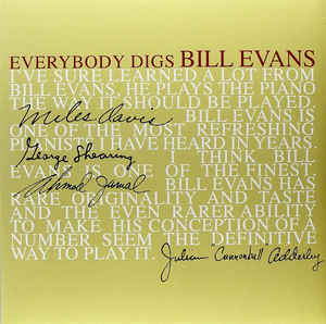 VINILO BILL EVANS TRIO/ EVERYBODY DIGS BILL EVANS 1LP1