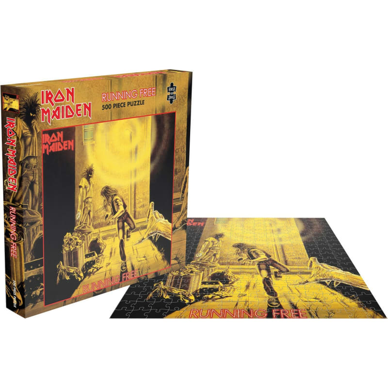 ROMPECABEZAS IRON MAIDEN - RUNNING FREE  (500 PIECE JIGSAW PUZZLE)1