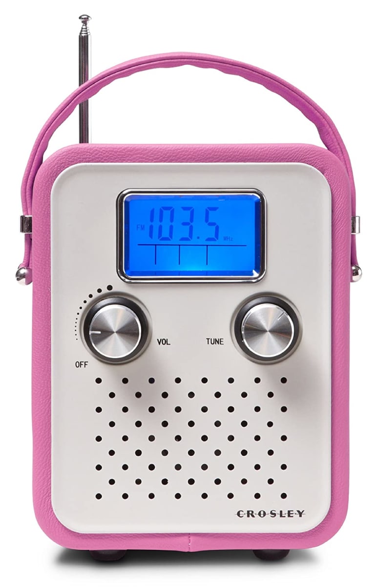 RADIO CROSLEY/ PORTATIL ROSADA2