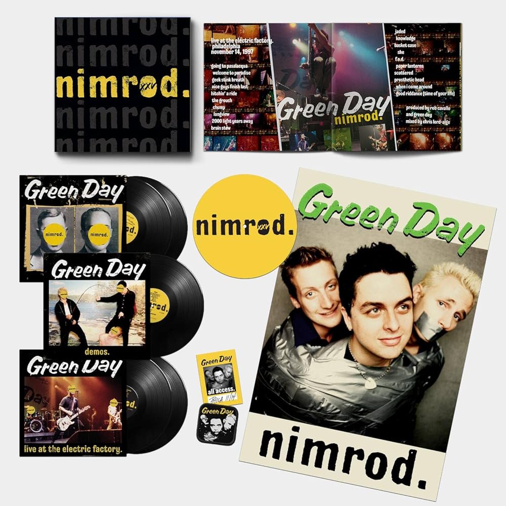 VINILO GREEN DAY/ NIMROD. XXV  5LP2