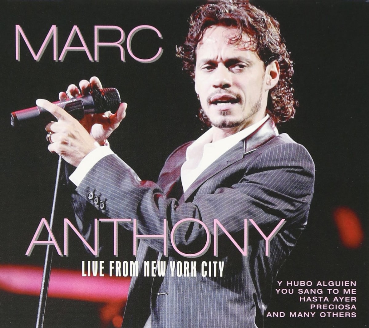 CD MARC ANTHONY/ LIVE FROM NEW YORK CITY 1CD1