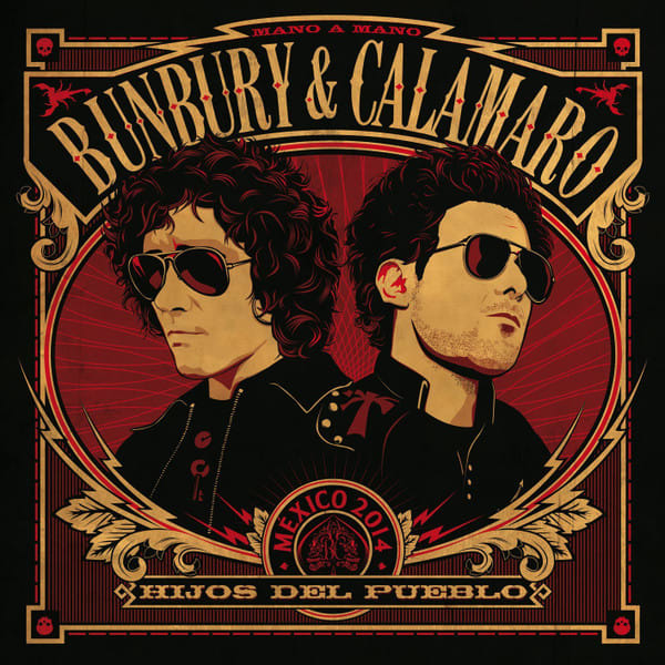 VINILO BUNBURY & CALAMARO/ HIJOS DEL PUEBLO 2LP1