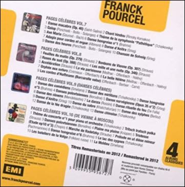 CD FRANCK POURCEL/ COFFRET PAGES CÉLÈBRES 4CD1