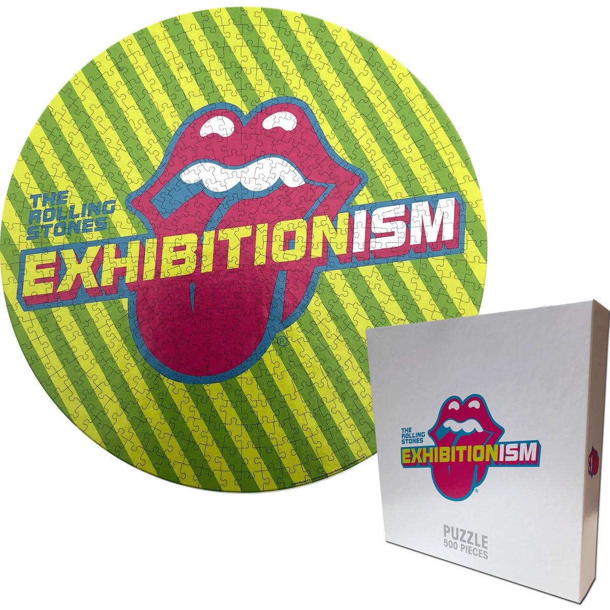 ROMPECABEZAS ROLLING STONES - ROLLING STONES EXHIBITIONISM ROUND 500 PIECE JIGSAW PUZZLE1