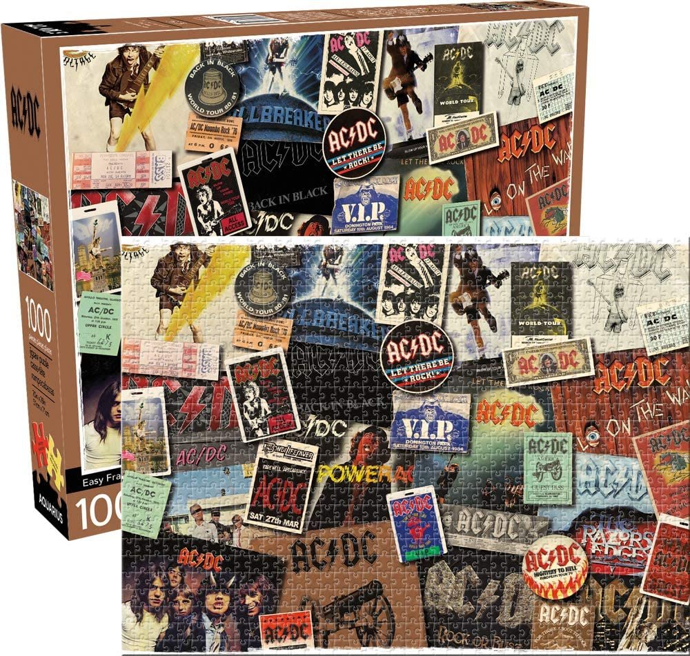 ROMPECABEZAS AC/DC - AC/DC ÁLBUMES  (1000 PIECE JIGSAW PUZZLE)1