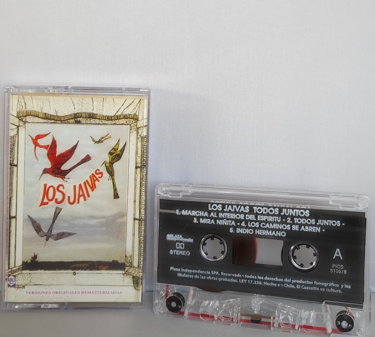 CASSETTE LOS JAIVAS/ TODOS JUNTOS 1MC1