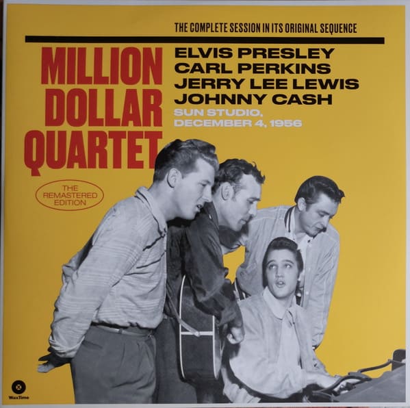 VINILO ELVIS PRESLEY-CARL PERKINS-JERRY LEE LEWIS-JOHNNY CASH/ MILLION DOLLAR QUARTET 2LP1