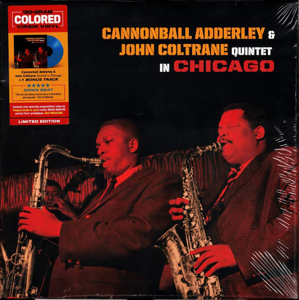 VINILO CANNONBALL ADDERLEY & JOHN COLTRANE/ QUINTET IN CHICAGO (+1 BONUS TRACK) (TRANSPARENT BLUE V1