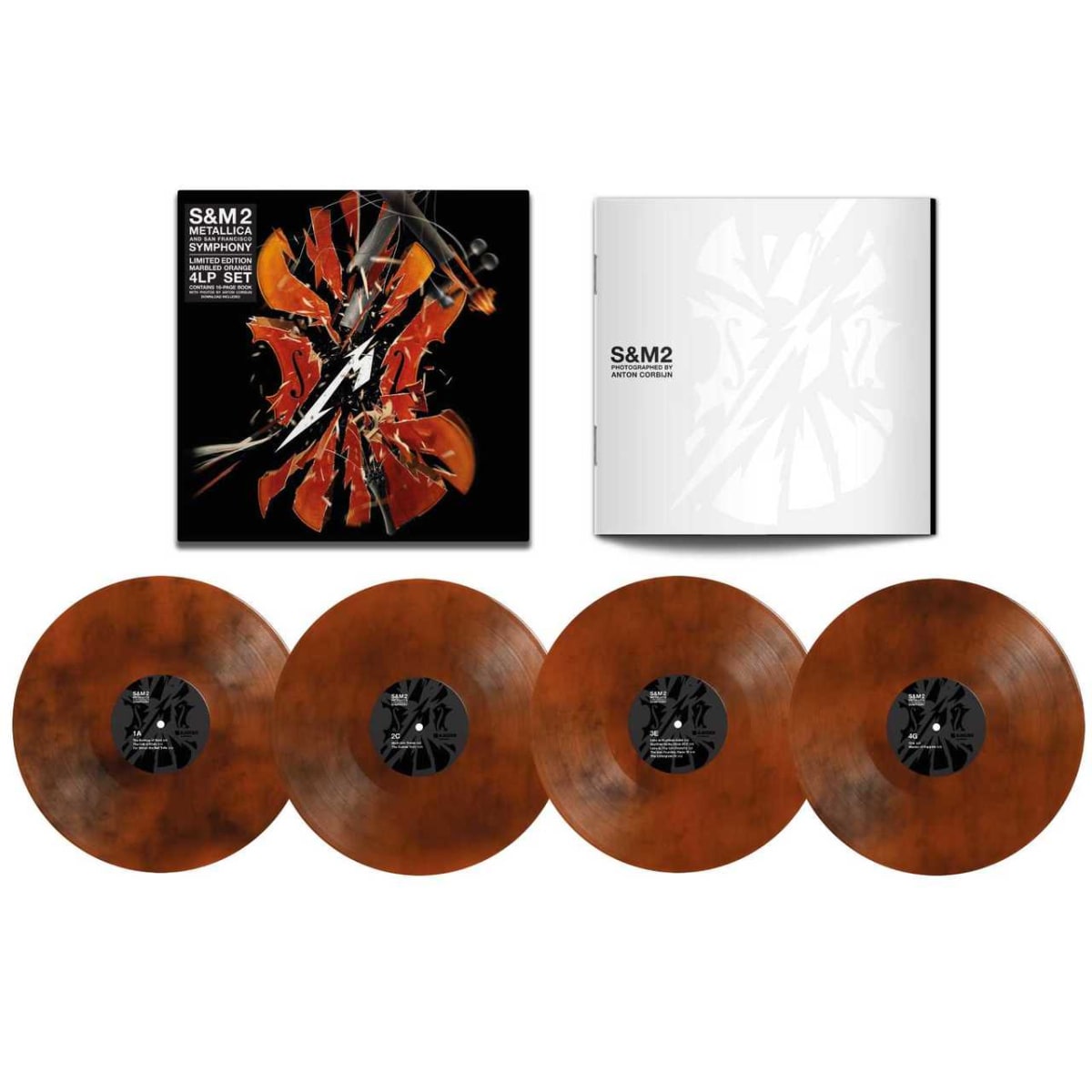 VINILO METALLICA & SAN FRANCISCO / S&M2 (ORANGE VINYL) 4LP2