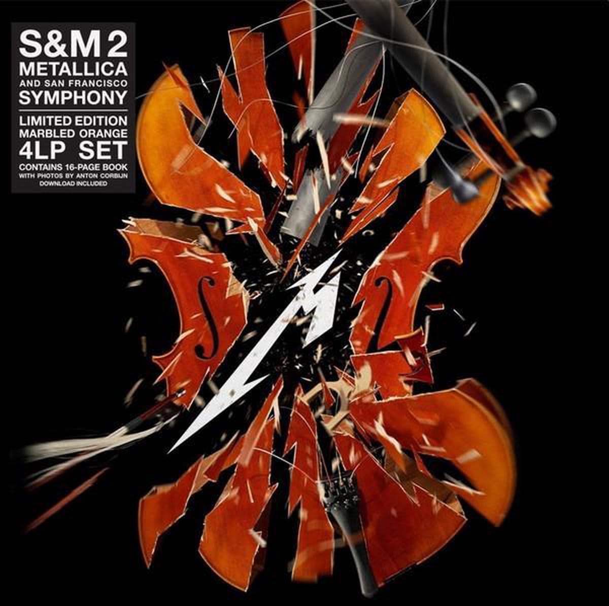 VINILO METALLICA & SAN FRANCISCO / S&M2 (ORANGE VINYL) 4LP1