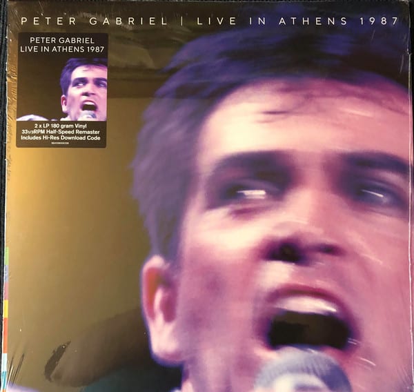 VINILO PETER GABRIEL/ LIVE IN ATHENS 1987 2LP1