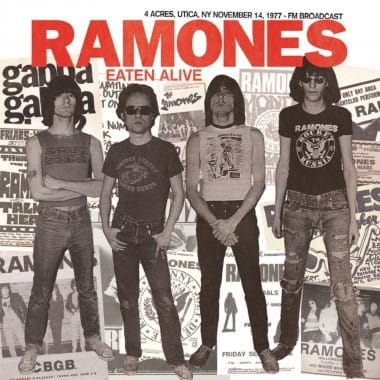 VINILO RAMONES/ EATEN ALIVE: LIVE A THE 4 ACRES UTICA NY 1977 FM BROADCAST (RED VINYL) 1LP1