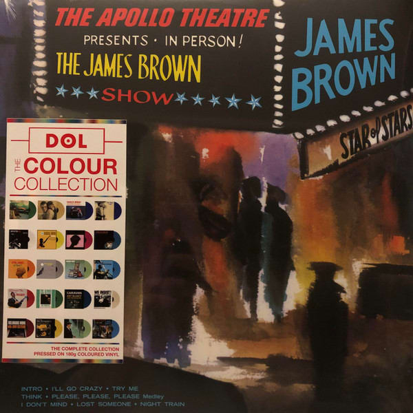 VINILO JAMES BROWN/ LIVE AT THE APOLLO (Cyan Blue Vinyl) 1LP1