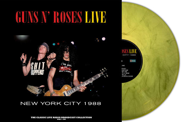 VINILO GUNS N' ROSES/ LIVE IN NEW YORK CITY 1988 YELLOW 1LP1