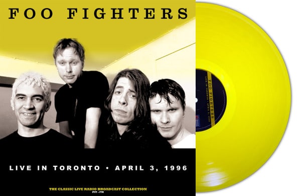VINILO FOO FIGHTERS/ LIVE IN TORONTO 1996 (YELLOW VINYL) 1LP1