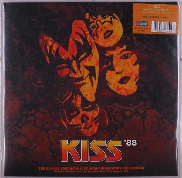 VINILO KISS/ LIVE AT THE RITZ NEW YORK 1988 ORANGE VNYL  1LP1