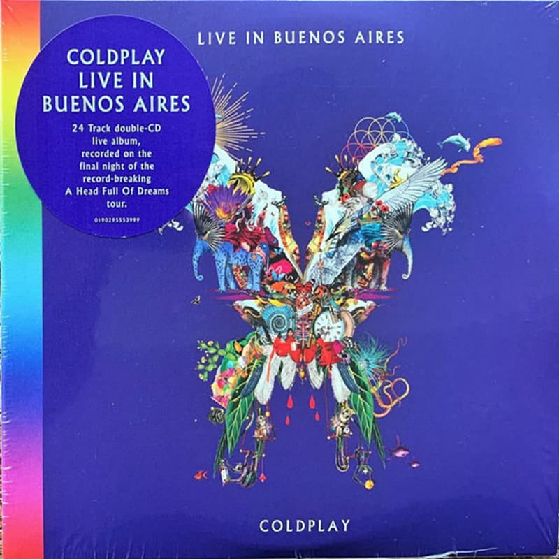 CD COLDPLAY/ LIVE IN BUENOS AIRES 2CD1