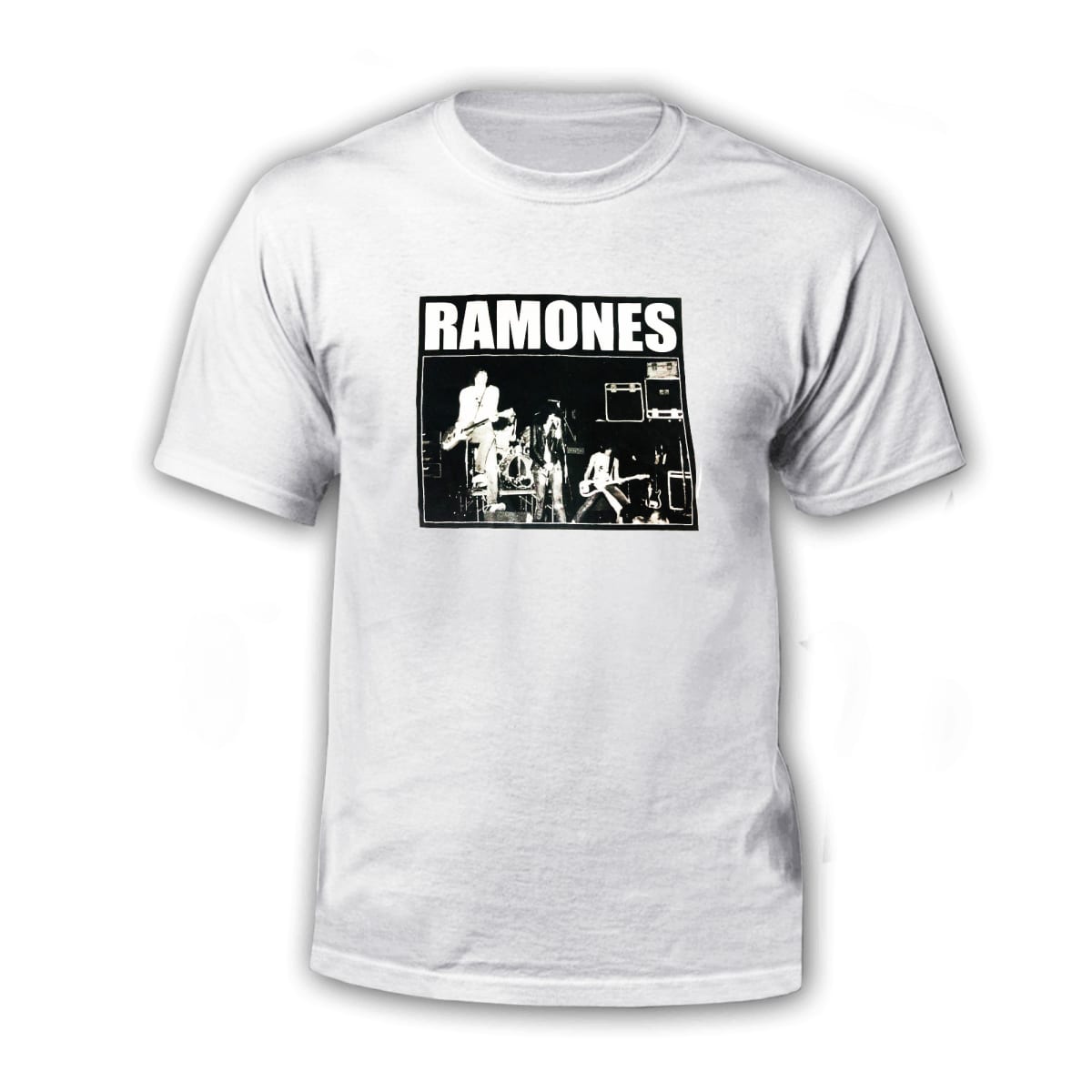 POLERA RAMONES I/ BLANCA HOMBRE1
