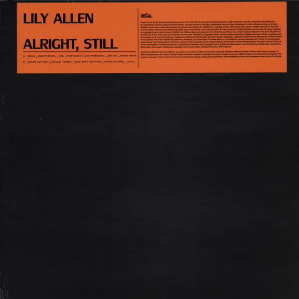 VINILO LILY ALLEN/ ALRIGHT, STILL 1LP1