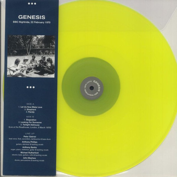 VINILO GENESIS/ BBC NIGHTRIDE FEBRUARY 22.1970 (Yellow) 1LP1