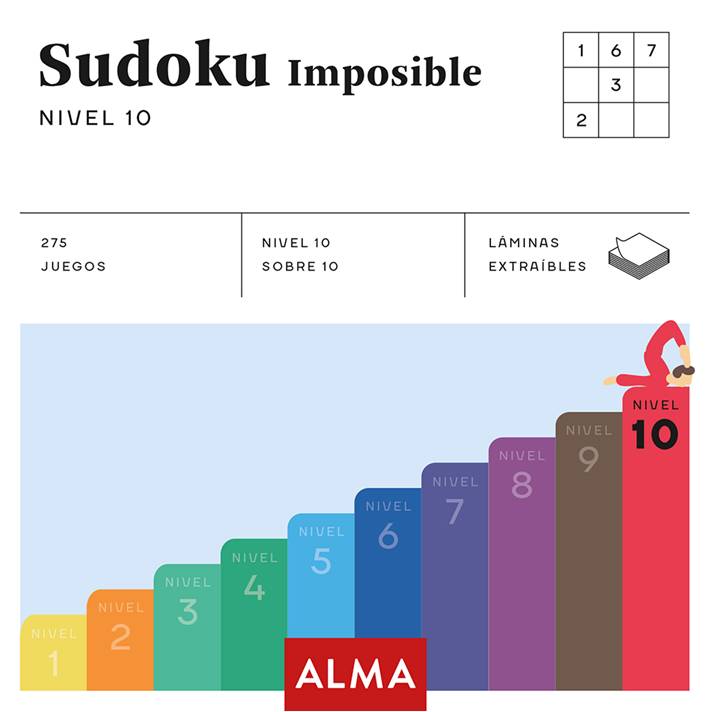 LIBRO SUDOKU IMPOSIBLE. NIVEL 101