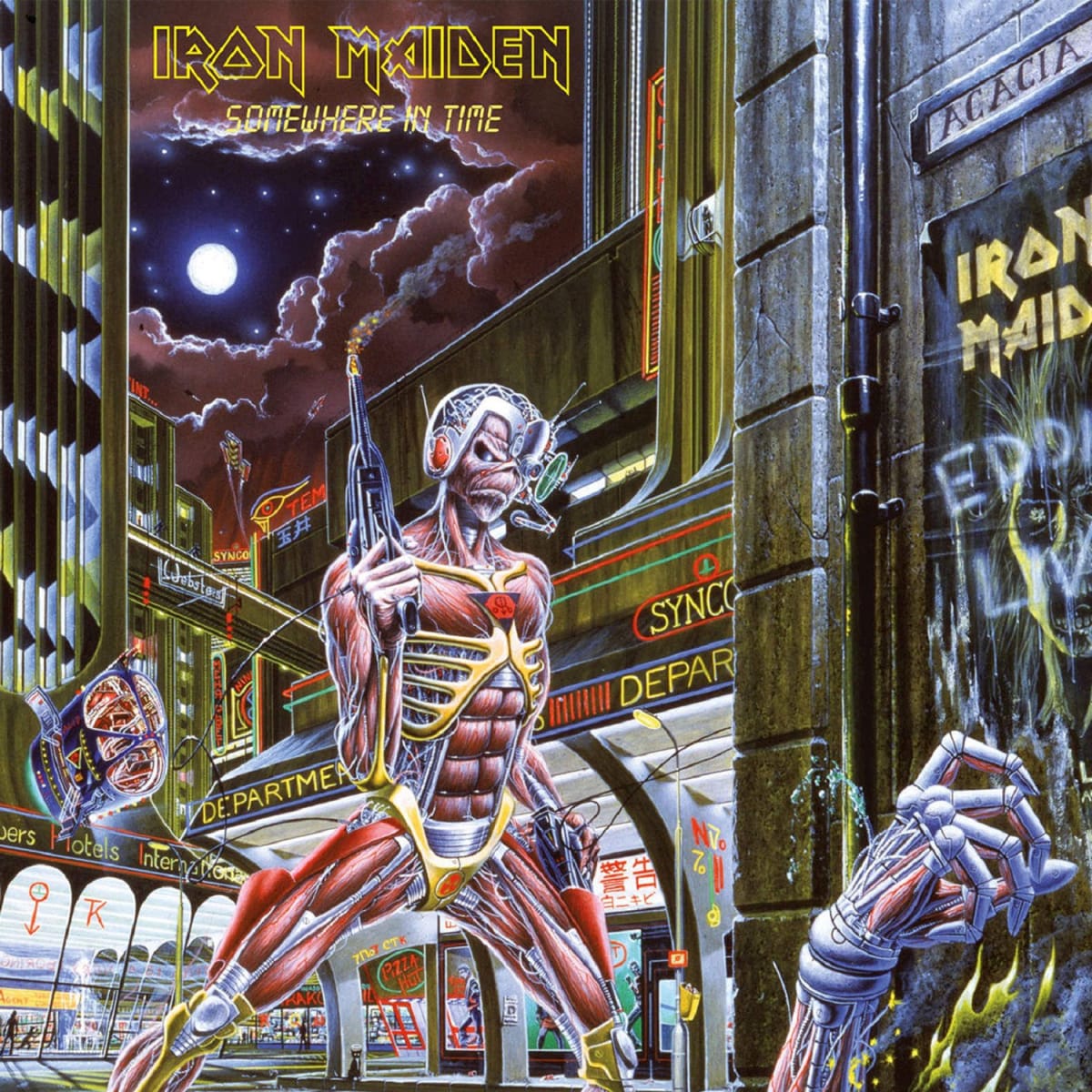 VINILO IRON MAIDEN/ SOMEWHERE IN TIME (+ Magazine) 1LP2