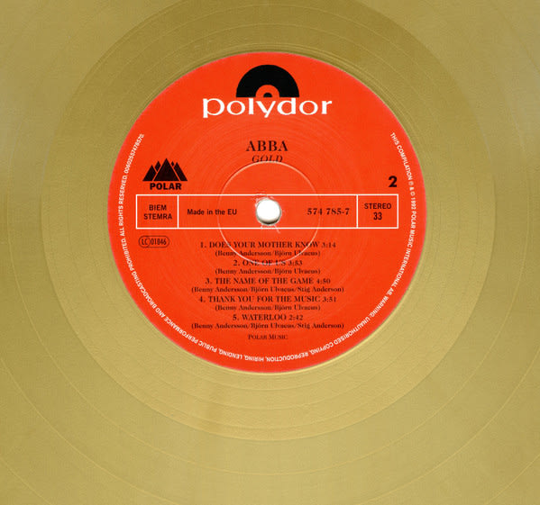 VINILO ABBA/ GOLD (GOLD VINYL) 2LP2