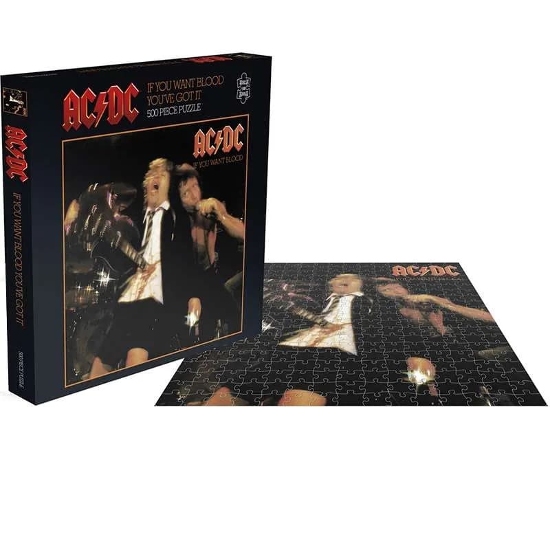 ROMPECABEZAS AC/DC - AC/DC IF YOU WANT BLOOD YOUVE GOT IT(500 PIECE JIGSAW PUZZLE)1
