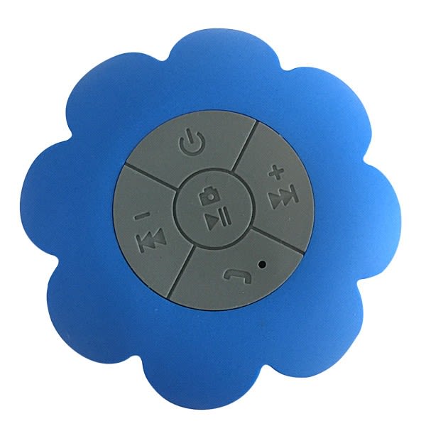 PARLANTE ZUENA/ BT DISE?O FLOR AZUL P/ DUCHA1