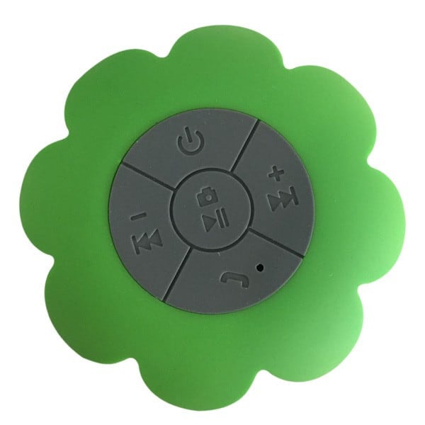 PARLANTE ZUENA/ BT DISE?O FLOR VERDE P/ DUCHA1