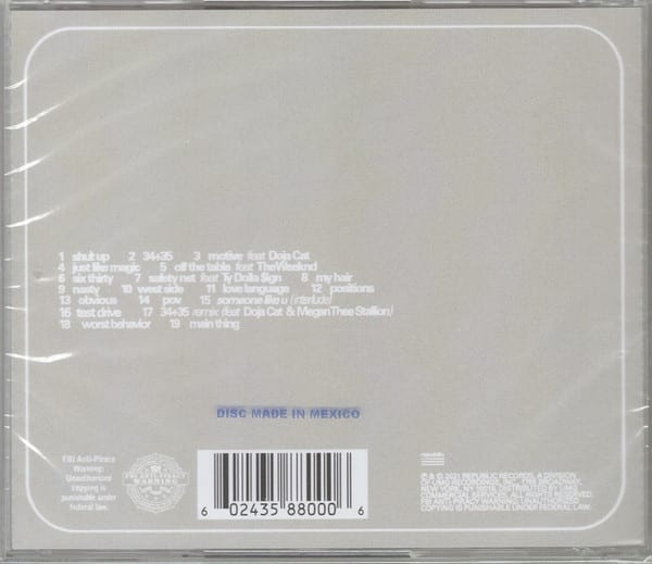 CD ARIANA GRANDE/ POSITIONS  DELUXE 1CD2