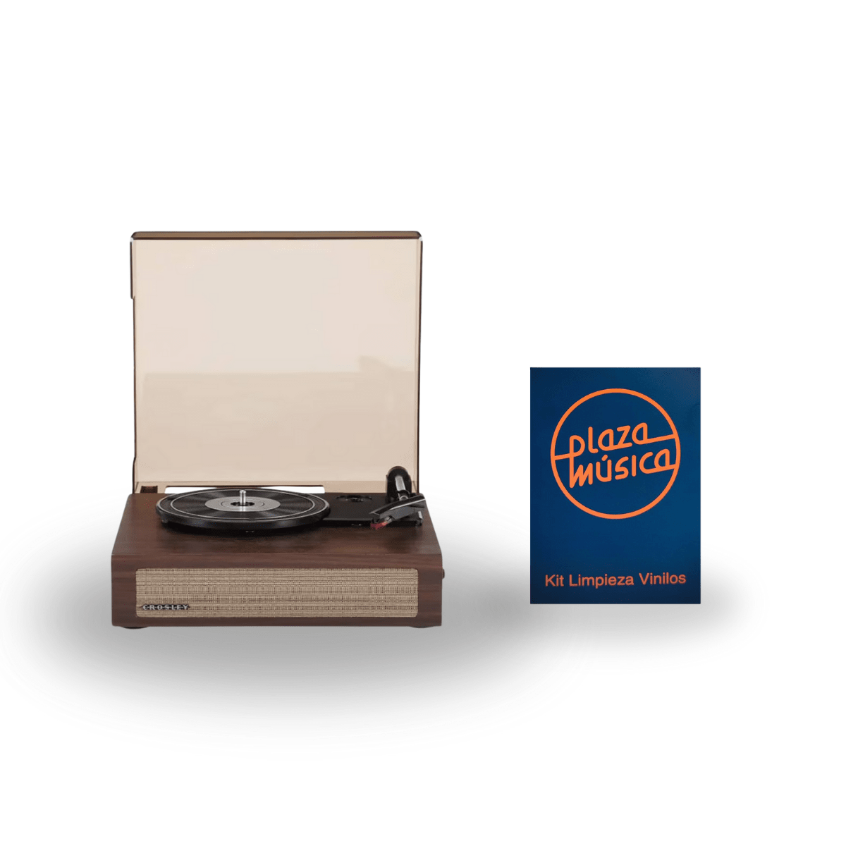 PACK TORNAMESA CROSLEY PLAYER WLNUT CR6042A_WA4/ KIT DE LIMPIEZA PM1