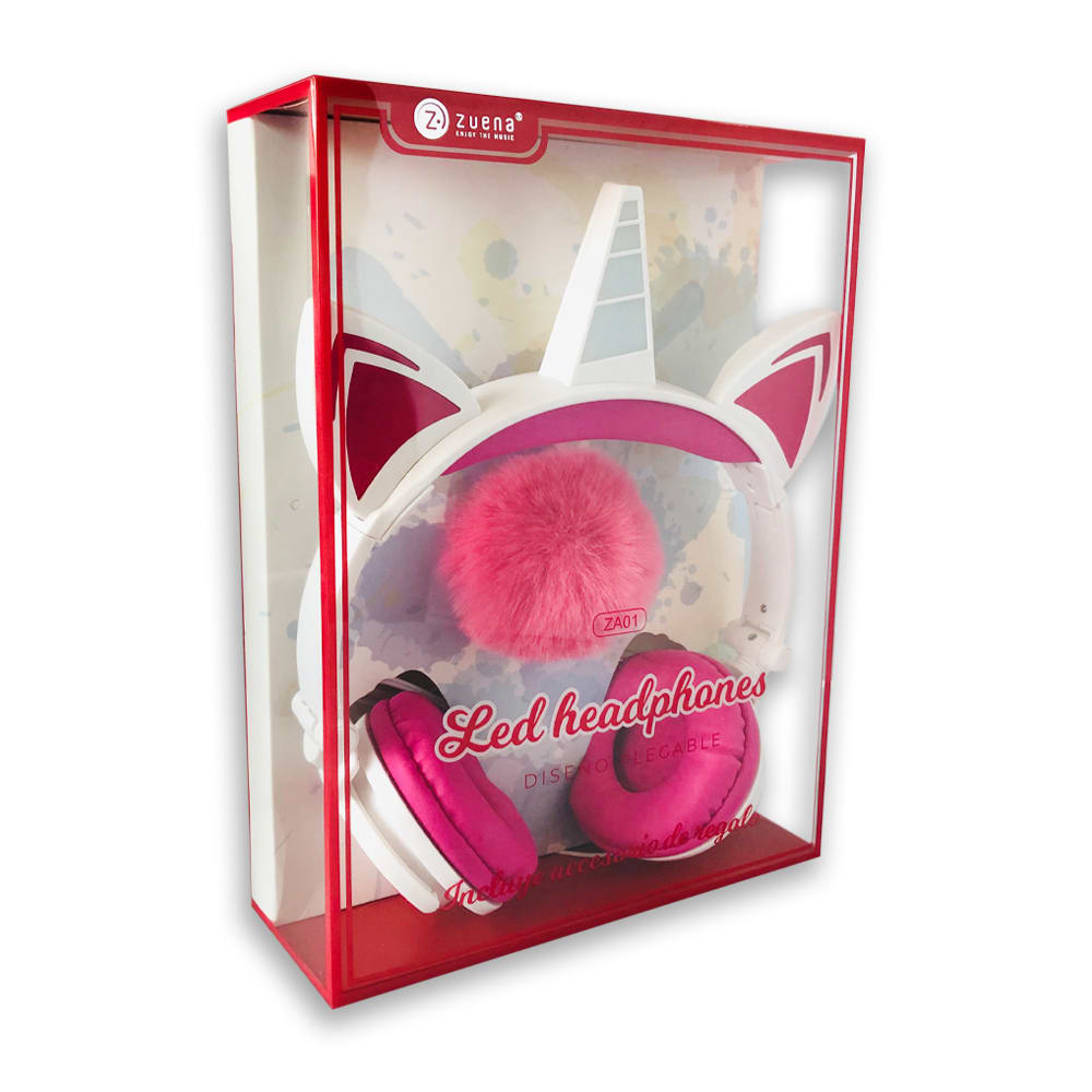 AUDIFONO ZUENA / UNICORNIO ON EAR PINK1