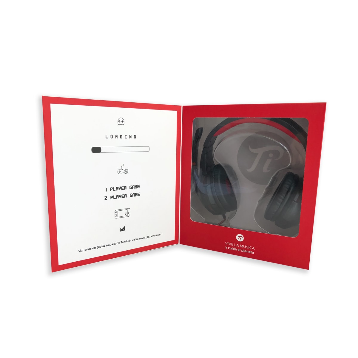 AUDIFONO PI / GAMER ON EAR RED3