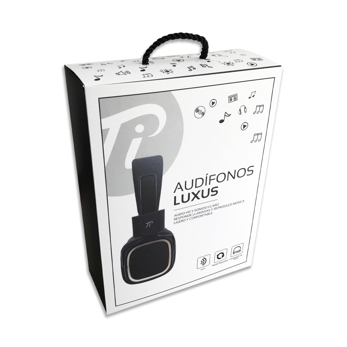 AUDIFONO PI / LUXUS BT ON EAR BLACK2