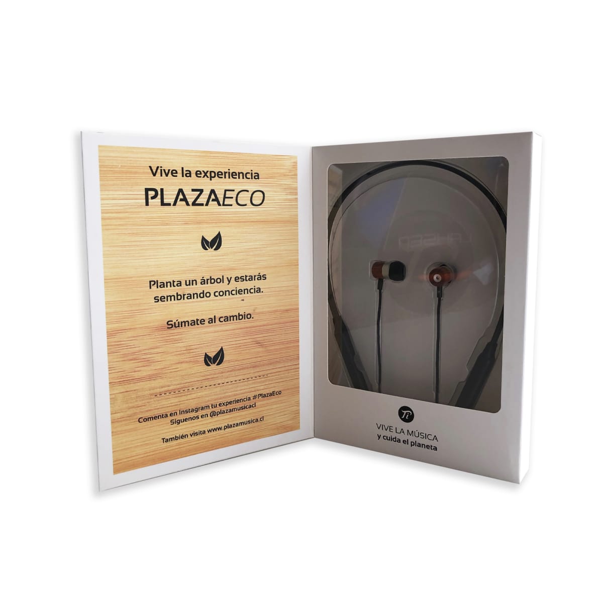 AUDIFONO PI / NECKBAND WOOD BT IN EAR BLACK3