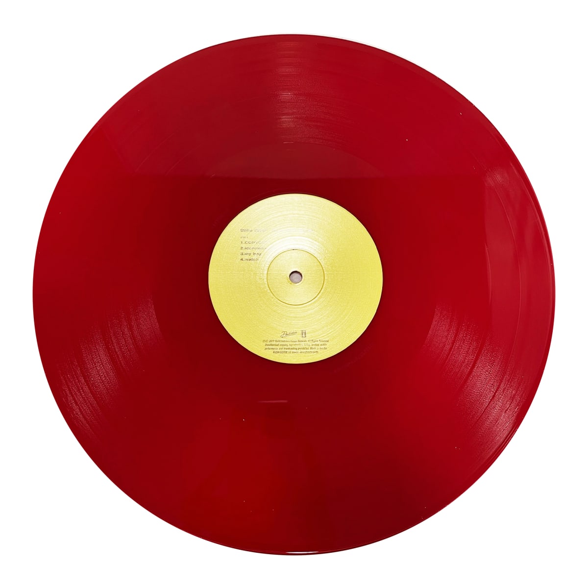 VINILO BILLIE EILISH / DONT SMILE AT ME (RED VINYL) 1LP2
