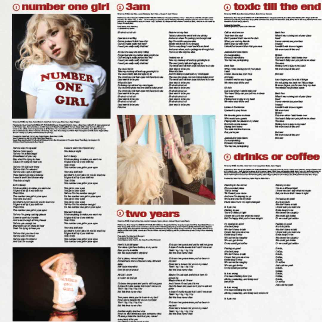 VINILO ROSÉ/ ROSIE (APPLE RED VINYL) 1LP6