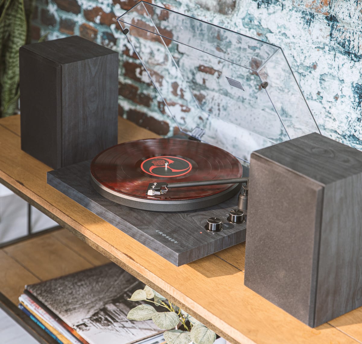 TORNAMESA CROSLEY/ C62 SHELF SYSTEM BLACK2