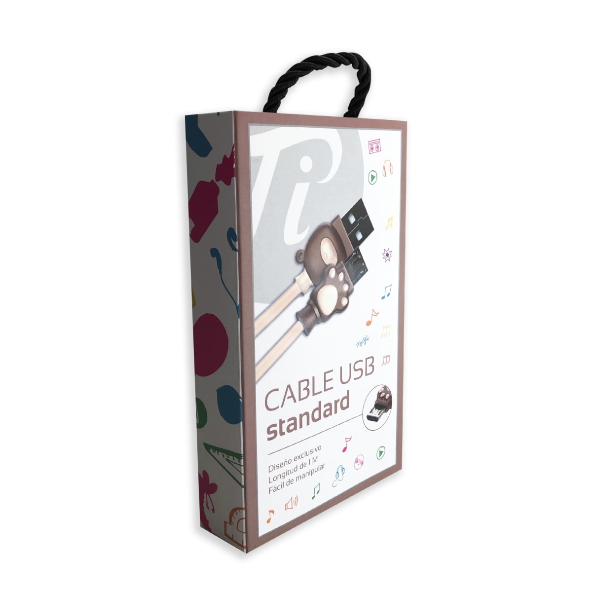 CABLE PI USB/ STANDAR INFANTIL BROWN2