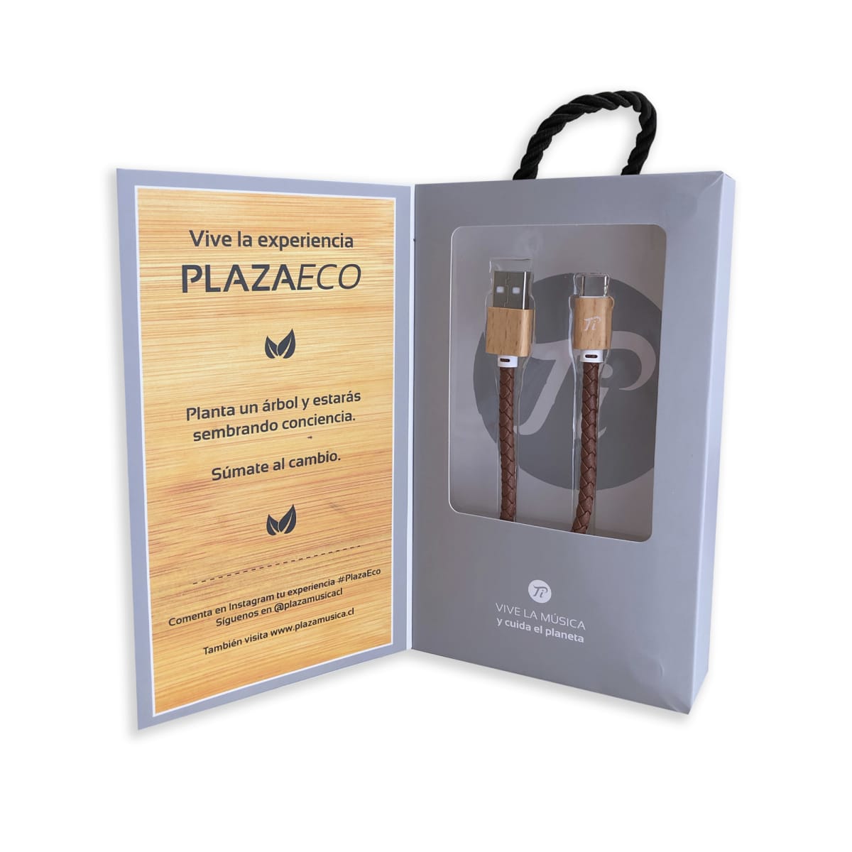 CABLE PI USB/ TIPO C BROWN1