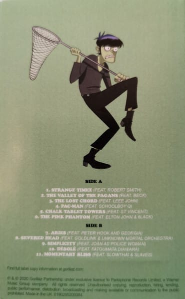 CASSETTE GORILLAZ/ SONG MACHINE SEASON ONE: STRA (Green) 1MC2