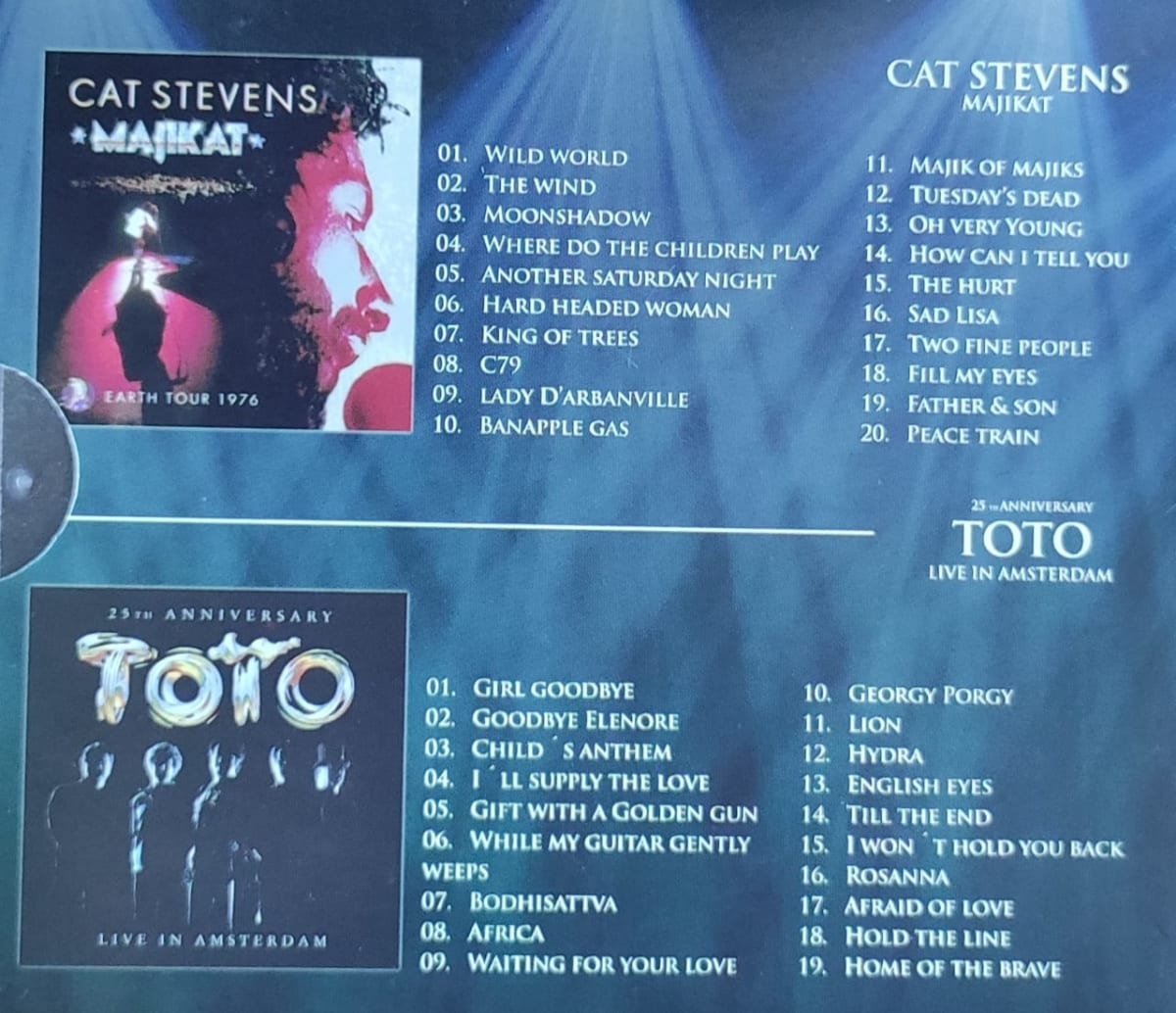 CD CAT STEVENS - TOTO/ EDICION LIMITADA 2CD2