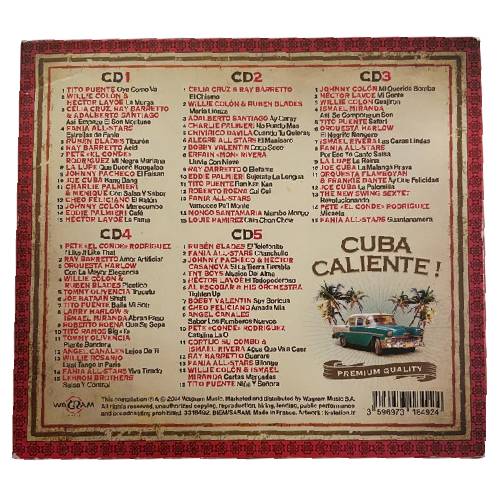 CD VARIOS ARTISTAS/ CUBA CALIENTE 5CD2