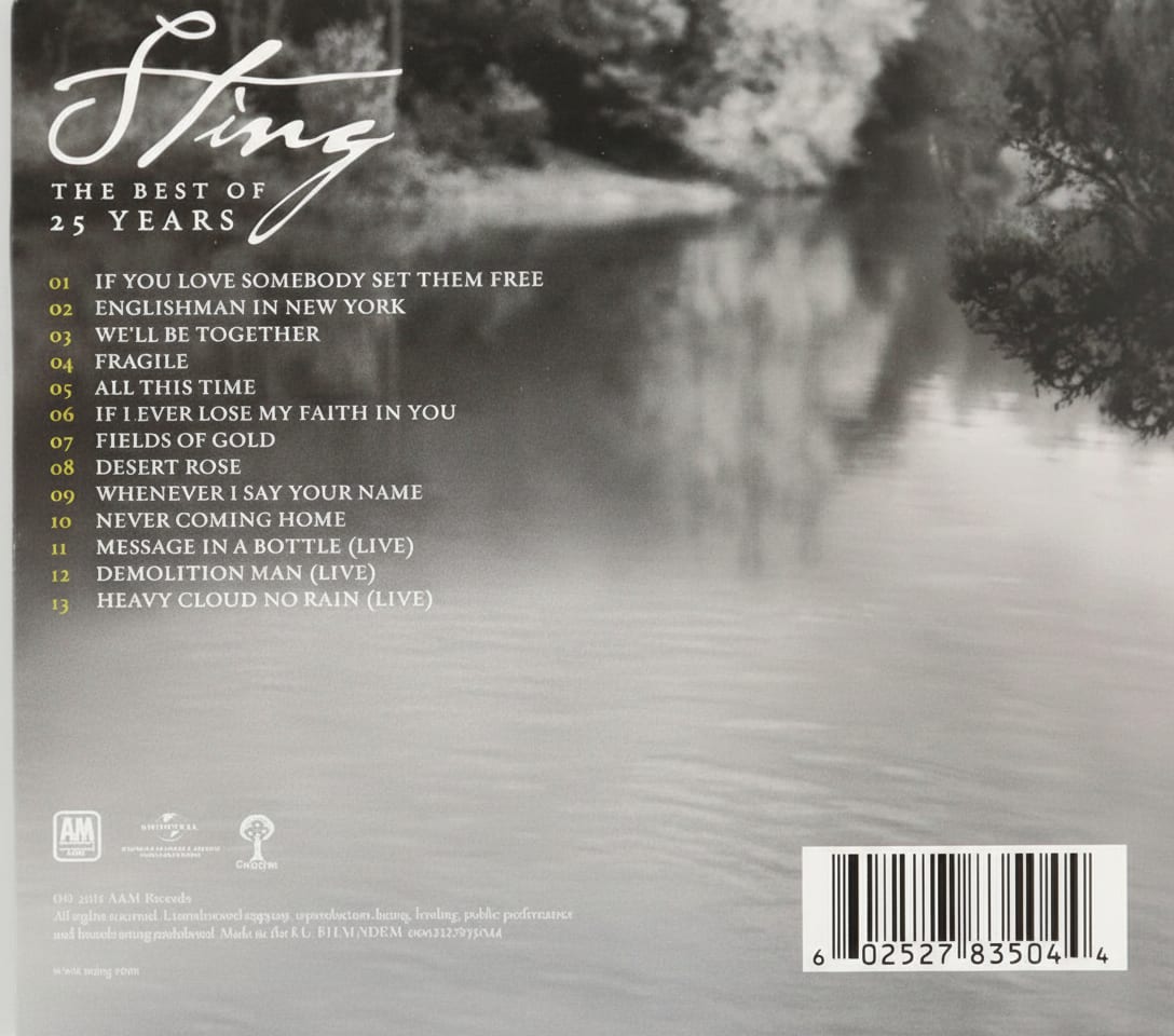 CD STING/ THE BEST OF 25 YEARS 1CD2