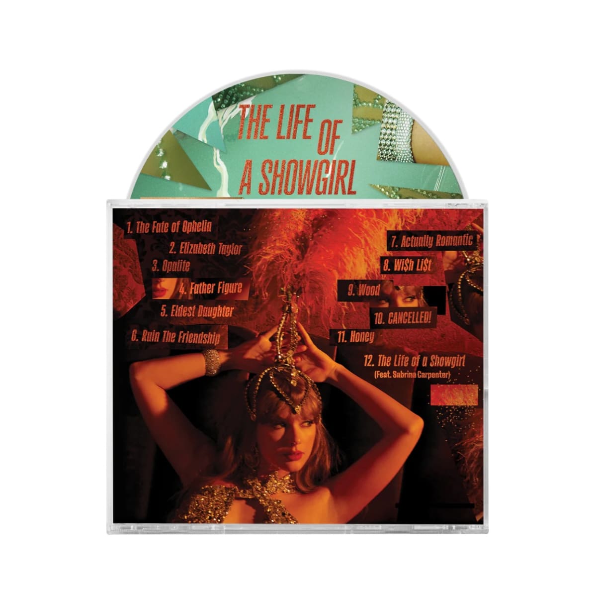 CD TAYLOR SWIFT/ THE LIFE OF A SHOWGIRL 1CD3