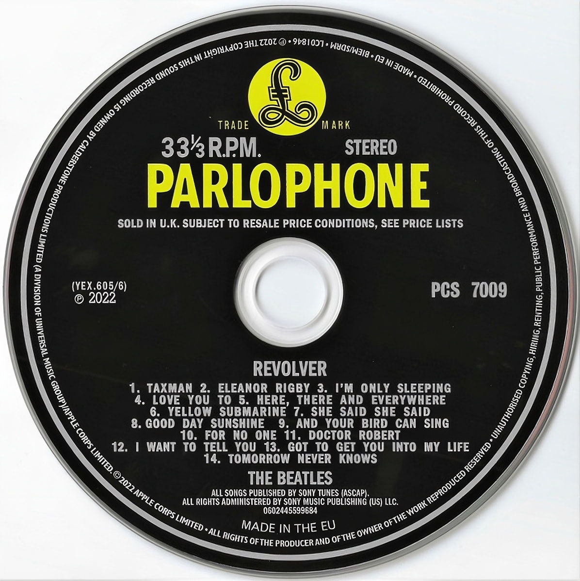 CD THE BEATLES/ REVOLVER (DIGIPACK) 1CD3