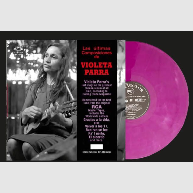 VINILO VIOLETA PARRA/ LAS ULTIMAS COMPOSICIONES (VIOLET CLEAR VINIL) 1LP1